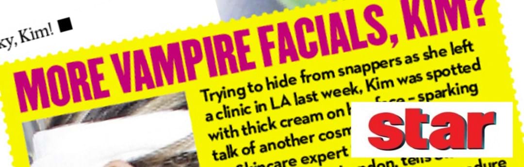Featured In: star - Vampire Facials