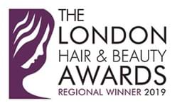 London Hair & Beauty Awards Regional Winner 2019